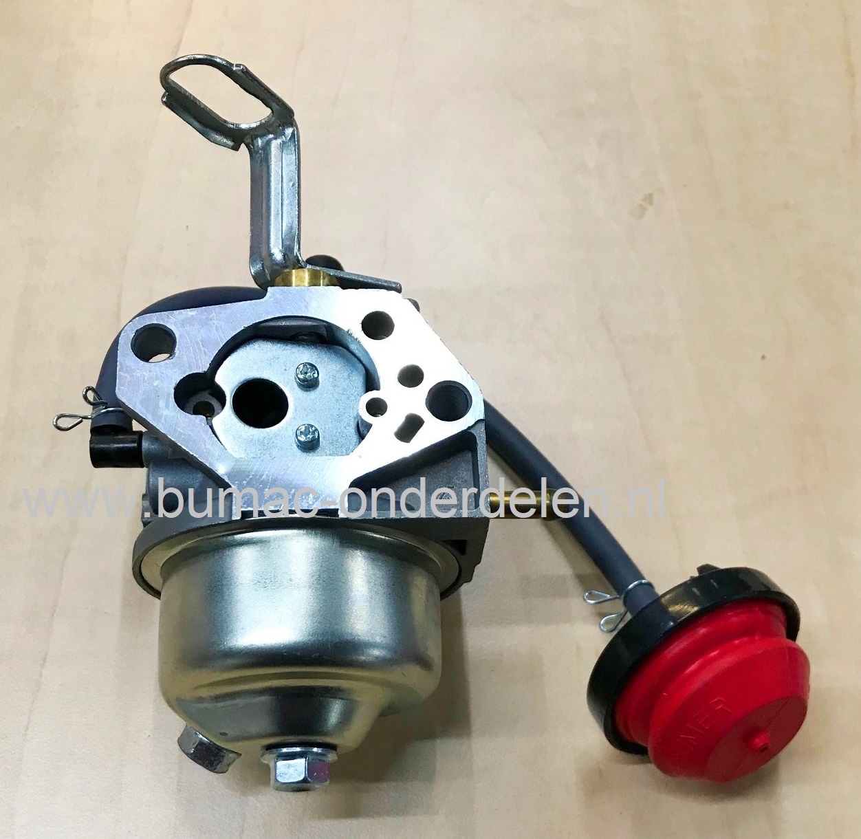 Carburateur voor Loncin LC185FDS, LC190FDS Motorblok Carburator voor Trilplaat, Veger, Triller, Blower, Frees, Klover, Aggregaat, Generator, Hoogwerker, Maaier, Frees, Waterpomp, Stoomcleaner LCT LC 185 FDS, LC 190 FDS