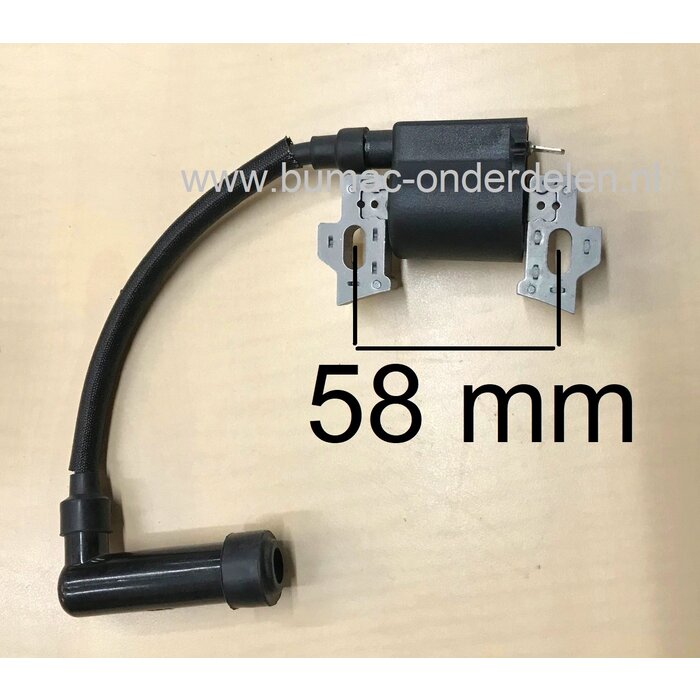 Ontsteking voor Loncin LC 1P61 FA, LC 1P65 FA, LC 165 F-1H,  LC 1P68 FA, LC 1P70 F, LC 1P70 FA Motor , Bobine voor Trilstamper, Trilplaat, Grasmaaier, Veegmachine, Aggregaat, Generator, Tuinfrees, Hakselaar, Waterpomp, Wacker, Mobiele Hogedrukreiniger, Ko