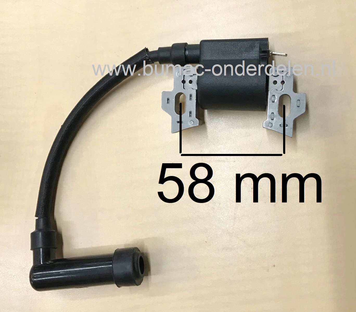 Ontsteking voor Loncin LC 1P61 FA, LC 1P65 FA, LC 165 F-1H,  LC 1P68 FA, LC 1P70 F, LC 1P70 FA Motor , Bobine voor Trilstamper, Trilplaat, Grasmaaier, Veegmachine, Aggregaat, Generator, Tuinfrees, Hakselaar, Waterpomp, Wacker, Mobiele Hogedrukreiniger, Ko