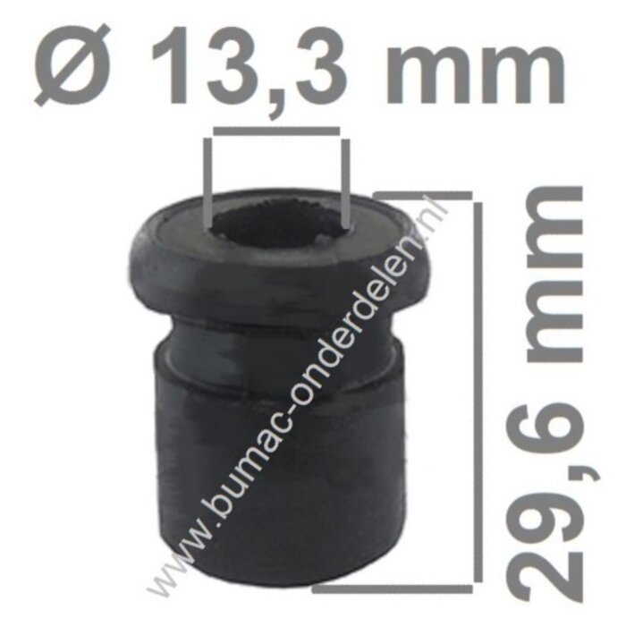 Trillingsdemper voor Echo en Shindaiwa Kettingzagen, Motorzagen, ECHO CS320TES, CS350TES, CS350WES, CS351WES, CS355T, CS360TES, CS360WES, CS361WES, CS362TES, CS362WES, SHINDAIWA 320TS, 360TS, 361WS, 362TS, 362WS, Antivibratierubber, Vibratiedemper, Ophang