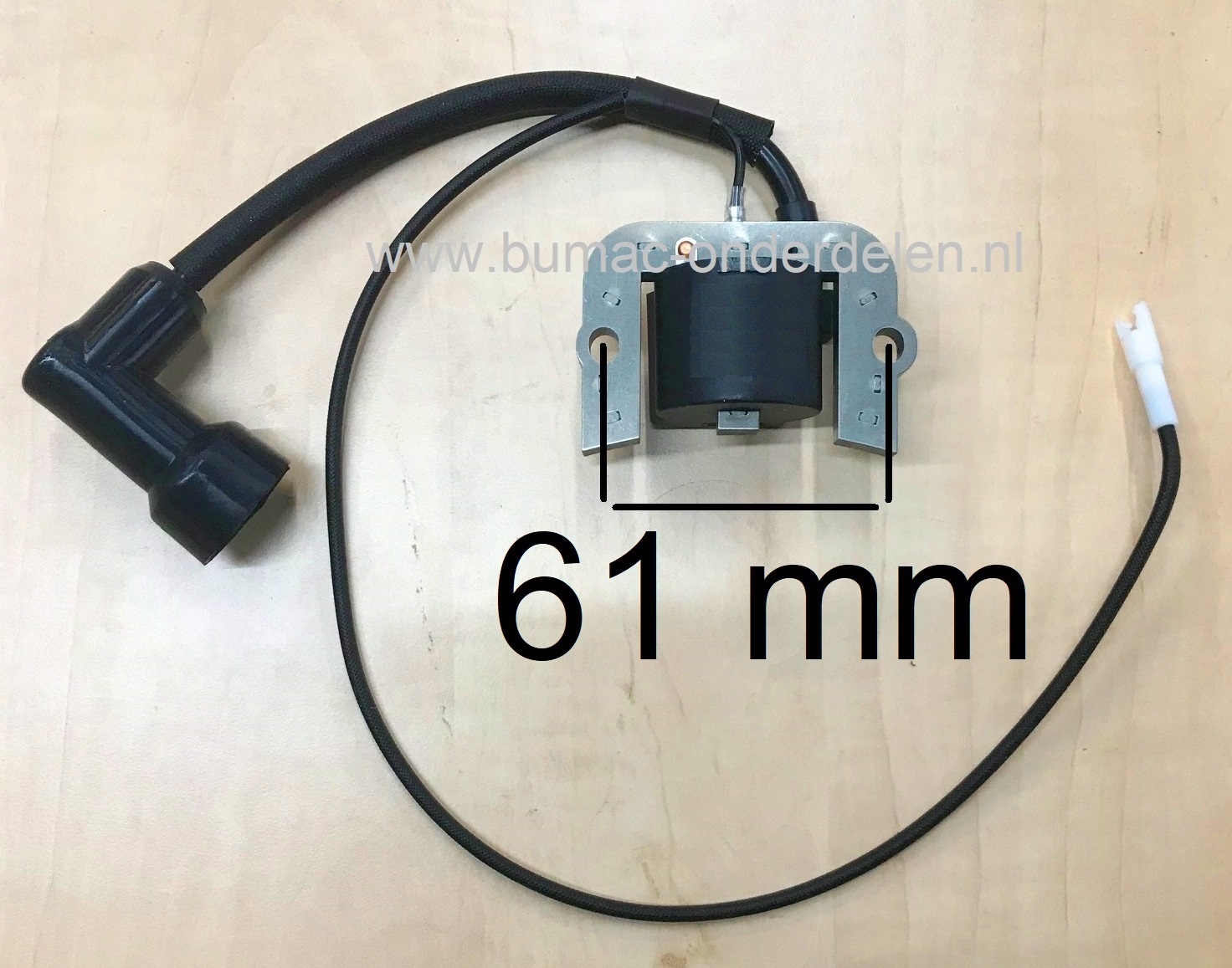 Ontstekingsspoel voor Loncin LC 1P96 F Motor op Grasmaaier, Zitmaaier, Veegmachine, Frees, Generator Bobine LC1P96F