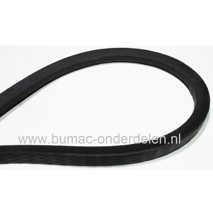 V snaar voor Aandrijving Maaidek, Hydrostaat, Versnellingsbak, AYP, Kubota, MTD, Wheel Horse, Yanmar, John deere Zitmaaiers, Frontmaaiers, Tuintrekkers, Aandrijfriem Maaimessen, V-snaar Rijaandrijving, BM1136C, Rally 10S, PRO08E, PRO10, L250, KC4200AM, KC