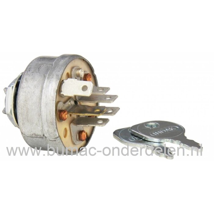 Contactslot voor o.a. John Deere Zitmaaiers, Contactsloten, Sleutelcontact, Contact Sloten voor Zitmaaiers - Frontmaaiers - Tuintrekkers, JohnDeere