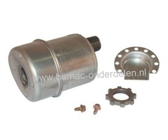 Uitlaat voor Briggs and Stratton 2 t/m 4 Pk Motor met Horizontale Krukas