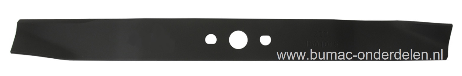 Maaimes 39,4 Cm voor Daye DYM1662 Grasmaaiers, Benzinemaaiers, Loopmaaiers, DAYE Grasmaaiermes, Lengte 394 mm, Asgat 16,2 mm, Zijgaten 10x8,6 mm, Hart op Hart Afstand 47,8 mm, Breedte 38 mm