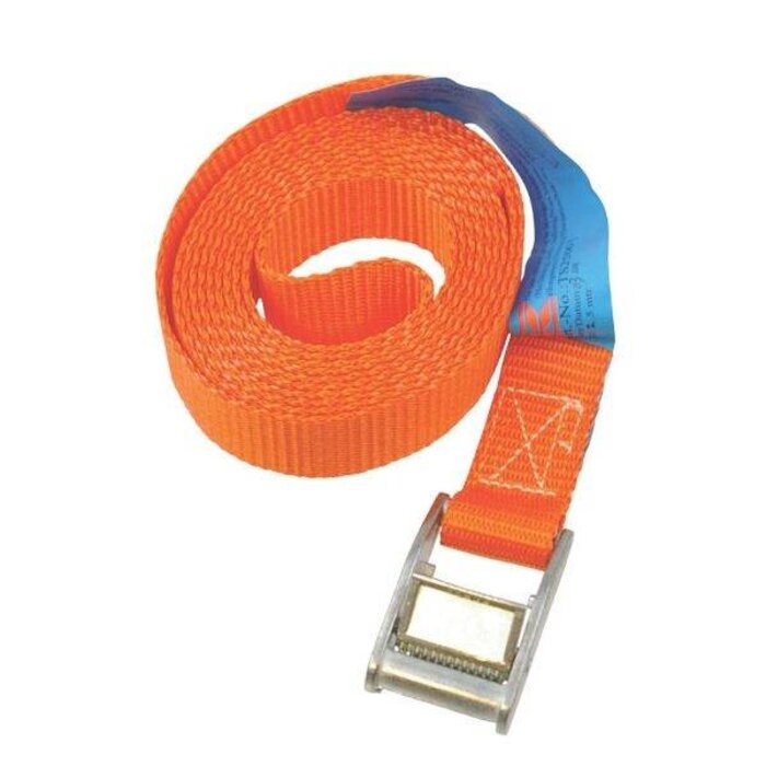 Degelijke Spanband - Sjorband voor het vastzetten van Lading zoals Grasmaaiers - Zitmaaiers - Frontmaaiers - Quads - ATV