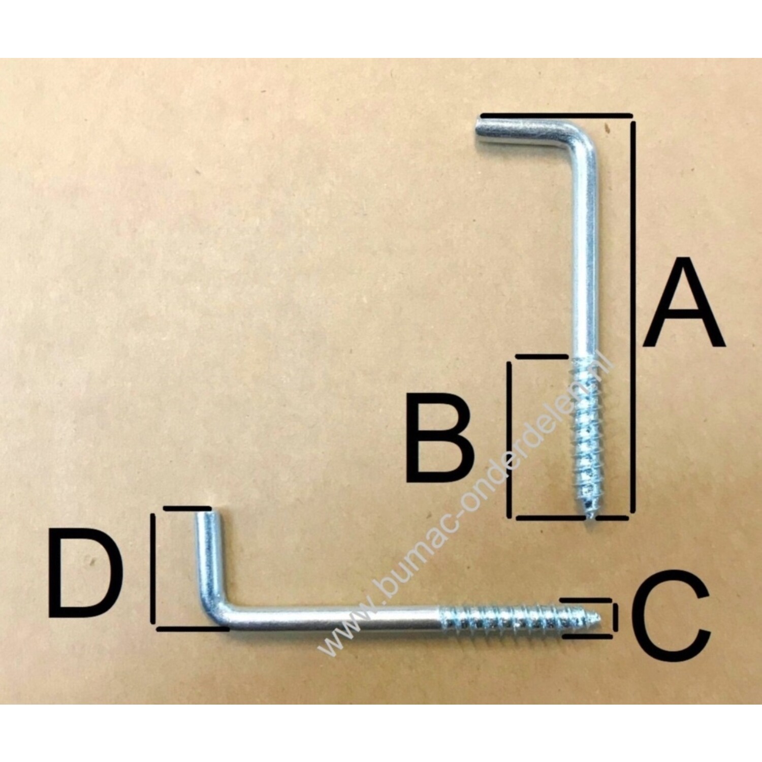 NIMA PARTS 20 Stuks Verzinkte Haakschroeven 3 X 30 Mm – Ronde Ooghaken Voor Hout, Voor Plafondmontage En Lichte Ophanging, Binnen En Buiten