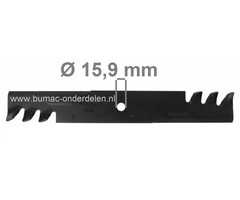 Maaimes 41,9 Cm voor Toro, Snapper, Scag Zitmaaier, Zeroturnmaaier, Mulchmes, Gatormes voor 32 of 48 Inch Maaidek TORO Z Master, Z Master G3  SCAG: STC, SW, SWZ, SWZU  SNAPPER: PLZ140, PLZH140, PMA480, PMA7480, PMA7482, PM7484, PM8480, CZT19480KWV,