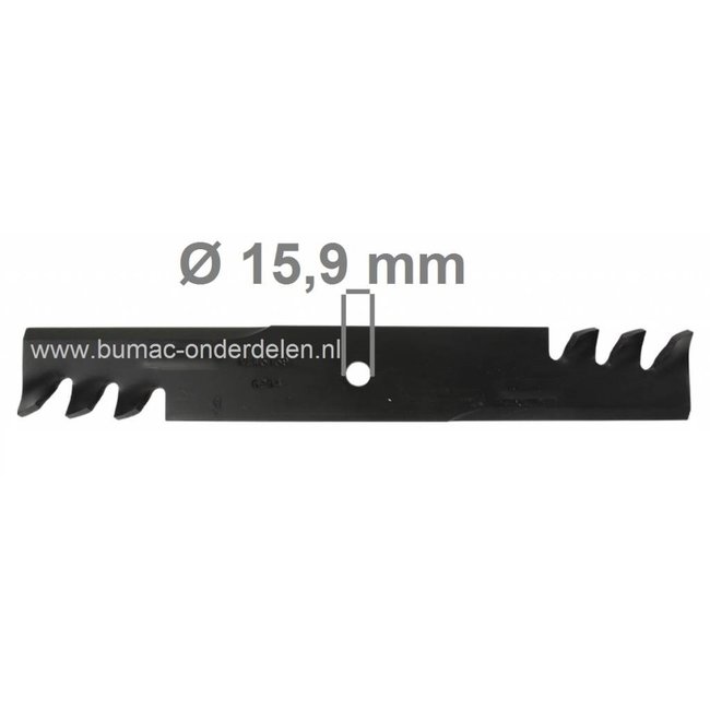 Maaimes 45,7 Cm voor Toro, Snapper, Sabo, Johndeere, Ferris, Ariens, Gravely, Husqvarna, Jonsered Zitmaaier, Zero Turn Maaier Muchmes, Recycler mes voor 36 Inch - 92 Cm  of 52 Inch - 132 Cm Maaidek onderdeel