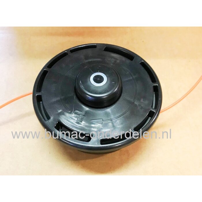 Maaikop voor Stiga, Castel Garden, Alpina, Mountfield B42, B52, CB142, SBC242D, SBC243D, SBC252D, TB422D, XB242D Draadkop Bosmaaier Kop - Trimmer Aansluiting Binnendraad M10x1,25 Linkse Draad