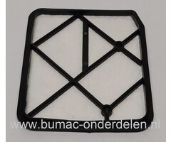 Luchtfilter Efco, Oleo-Mac Stark 37, 38, 42, 44, 3700, 3800, 4200, 4400, Sparta 37, 38, 42, 44, 370, 380, 420, 440, Bosmaaiers, Trimmers, Bermmaaiers, Fijnstoffilter