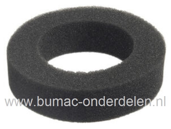 Luchtfilter voor MTD, Ryobi 1T65NU, 1T65NUA, 1T65RU, 1T65RUA OHV Motoren op Grasmaaiers, Loopmaaiers, Cirkelmaaiers van Mtd, Cub Cadet, Bolens, Yardman, Wolf, Schuimfilter, Luchtfilter Schuim