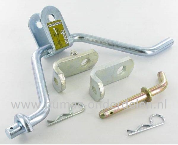 Trekhaak voor Stiga, Castelgarden, Honda, Mountfield, Alpina, Massy Ferguson, Motec, Sentar, Iseki, Efco Zitmaaier  Stiga Estate 6102HW, 6122HW, 7102HWS, 7102HWSY, 7122HWSY, Estate Baron, Grand Royal, Pro 20, Pro 22, Pro 25, Royal, AT8 102HCK, AT8 102HW,