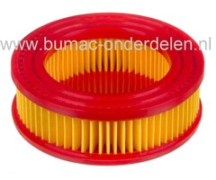 Luchtfilter voor MTD, Ryobi 5T65RH, 5T65RHA, 5T65RHB Motoren op Grasmaaiers, Loopmaaiers, Cirkelmaaiers van Mtd, Cub Cadet, Bolens, Yardman, Wolf, Craftsman, Yard-Machine, Fijnstoffilter, onderdeel