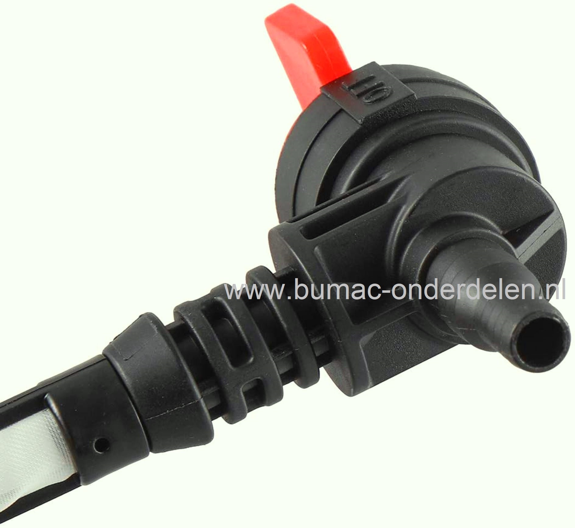 Brandstofkraan met tankfilter BRIGGS & STRATTON en KOHLER benzinekraan CH410, CH430, CH450, CH5, CH6, CH11, CH12.5, CH13, CH14, CH15, M10, M12, M14, M16, CH 410, CH 430, CH 450, CH 5, CH 6, CH 11, CH 12.5, CH 13, CH 14, Zitmaaier, Frontmaaier, Stiga, Cast