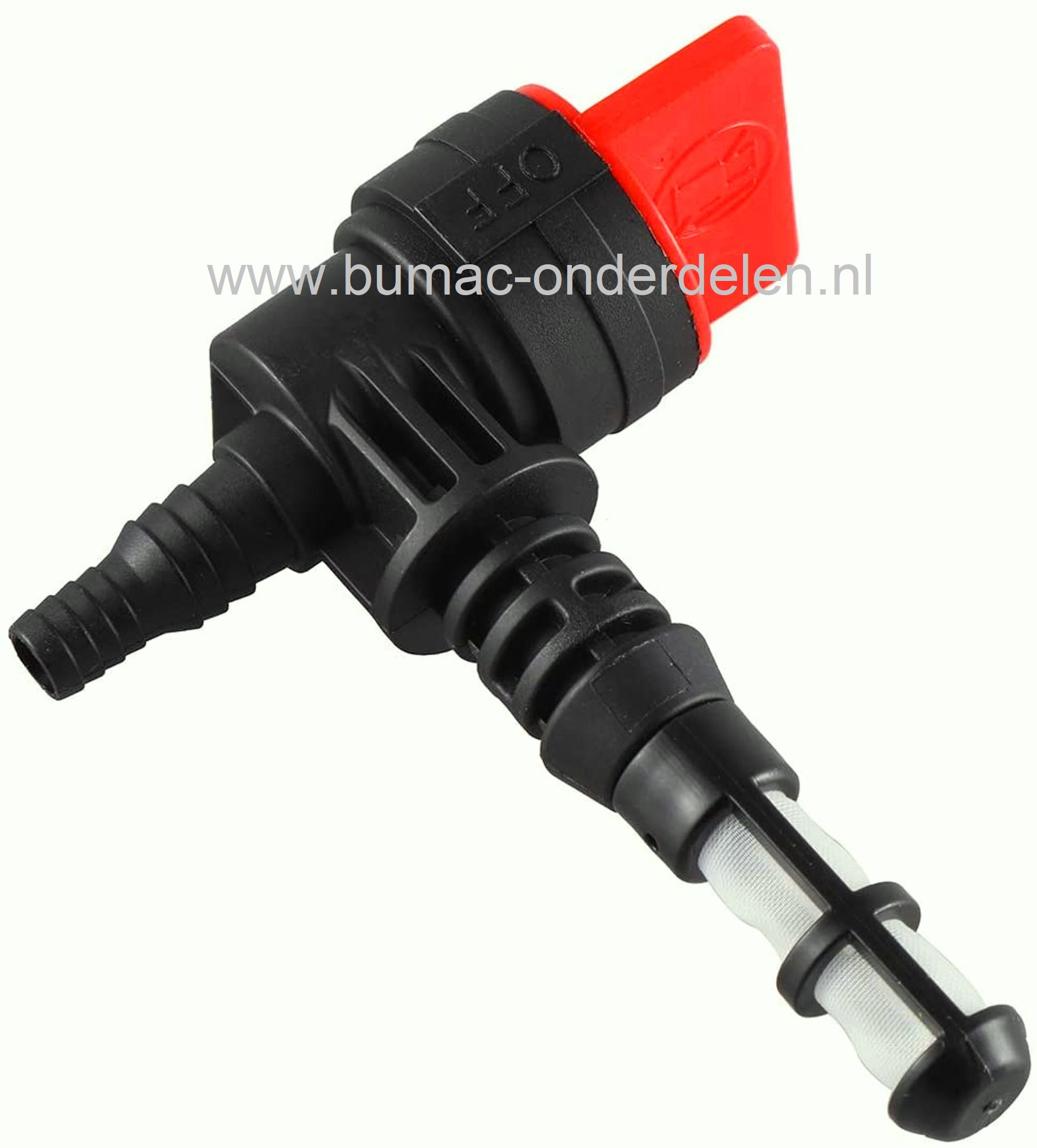 Brandstofkraan met tankfilter BRIGGS & STRATTON en KOHLER benzinekraan CH410, CH430, CH450, CH5, CH6, CH11, CH12.5, CH13, CH14, CH15, M10, M12, M14, M16, CH 410, CH 430, CH 450, CH 5, CH 6, CH 11, CH 12.5, CH 13, CH 14, Zitmaaier, Frontmaaier, Stiga, Cast