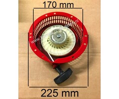 Handstarter voor Honda G300 Motor op Trilplaat, Generator, Zaagmachine, Veegmachine, Cart, Tuinfrees, Waterpomp, Aggregaat, Hogedrukreiniger Complete Startkap G 300