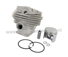 Cilinder set Ø 52 mm voor Stihl 064 Kettingzaag Cilinder compleet met Zuiger - Zuigerveren - Pistonpen en Borgclips, onderdeel