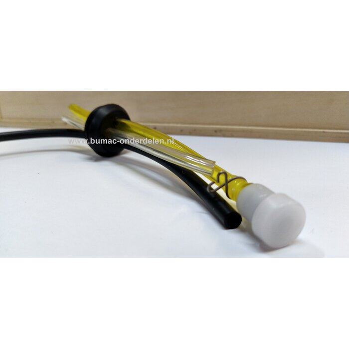 Benzineleidingset voor Echo PB260, PB261, PB265, SRM230, SRM2400, SRM260, SRM270,  inclusief doorvoerrubber en Benzinefilter voor Bosmaaiers, Trimmers, Heggenscharen, Bladblazers, Bladzuigers, Benzineslang, Brandstofslang