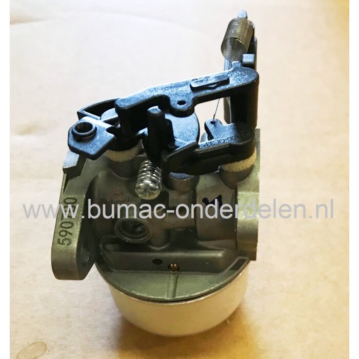 Carburateur voor Briggs and Stratton Motor op Grasmaaier, Grasmachine  Carburator met Automatische Choke voor Model  121Q, 121S, 124Q, 124S, 12Q, 12S