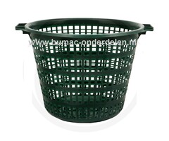 Flexibele kunststof tuinmand, 50 Kg, groen, met handgrepen,  is niet alleen geschikt voor gebruik in uw tuin, maar kan ook prima voor vele andere doeleinden gebruikt worden