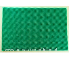 Deurmat -Grasmat 58,5 cm x 39 cm voor binnen en buitenshuis een kunstgras mat is decoratief  en functioneel uitstekend te gebruiken als entreemat, schoonloopmat, Inloopmat, Droogloopmat, Binnenmat, Buitenmat, Antislipmat Weerbestendig