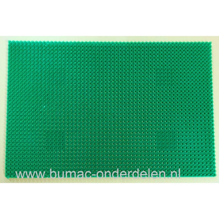 Deurmat -Grasmat 58,5 cm x 39 cm voor binnen en buitenshuis een kunstgras mat is decoratief  en functioneel uitstekend te gebruiken als entreemat, schoonloopmat, Inloopmat, Droogloopmat, Binnenmat, Buitenmat, Antislipmat Weerbestendig