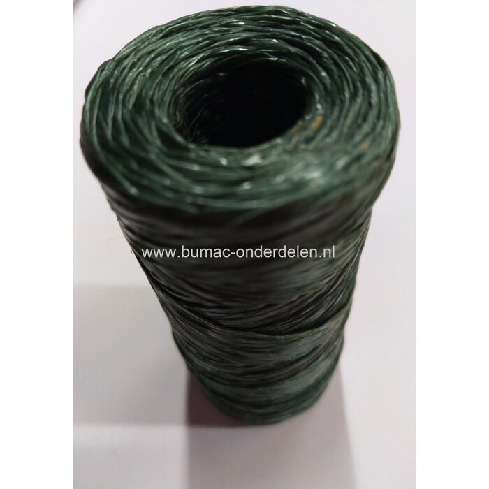 Kunststof Raffia, 100m, bindmateriaal, klimhulpmiddel,  oersterk, decoratiemateriaal, Dit sterke touw gebruikt u voor verschillende doeleinden, zoals het opbinden van klimplanten, Bindtouw