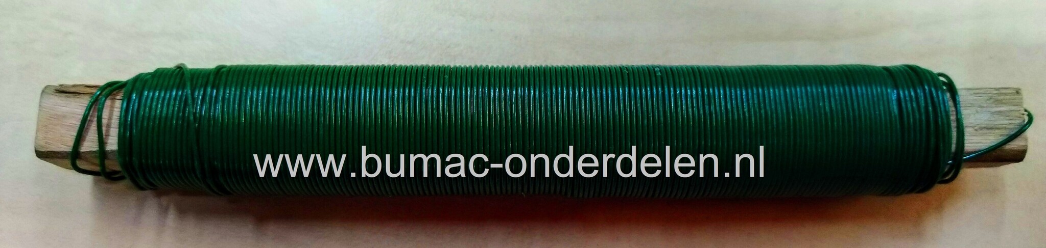 Bloemen binddraad groen Ø 0,65 mm x 40 Mtr Klimhulpmiddel, bindmateriaal, ijzerdraad, bloemendraad, plantendraad, metaaldraad, klusdraad, knutseldraad,  eenvoudig planten en struiken in je tuin opbinden voor klussen en knutselen, buigzaam draad gemakkel