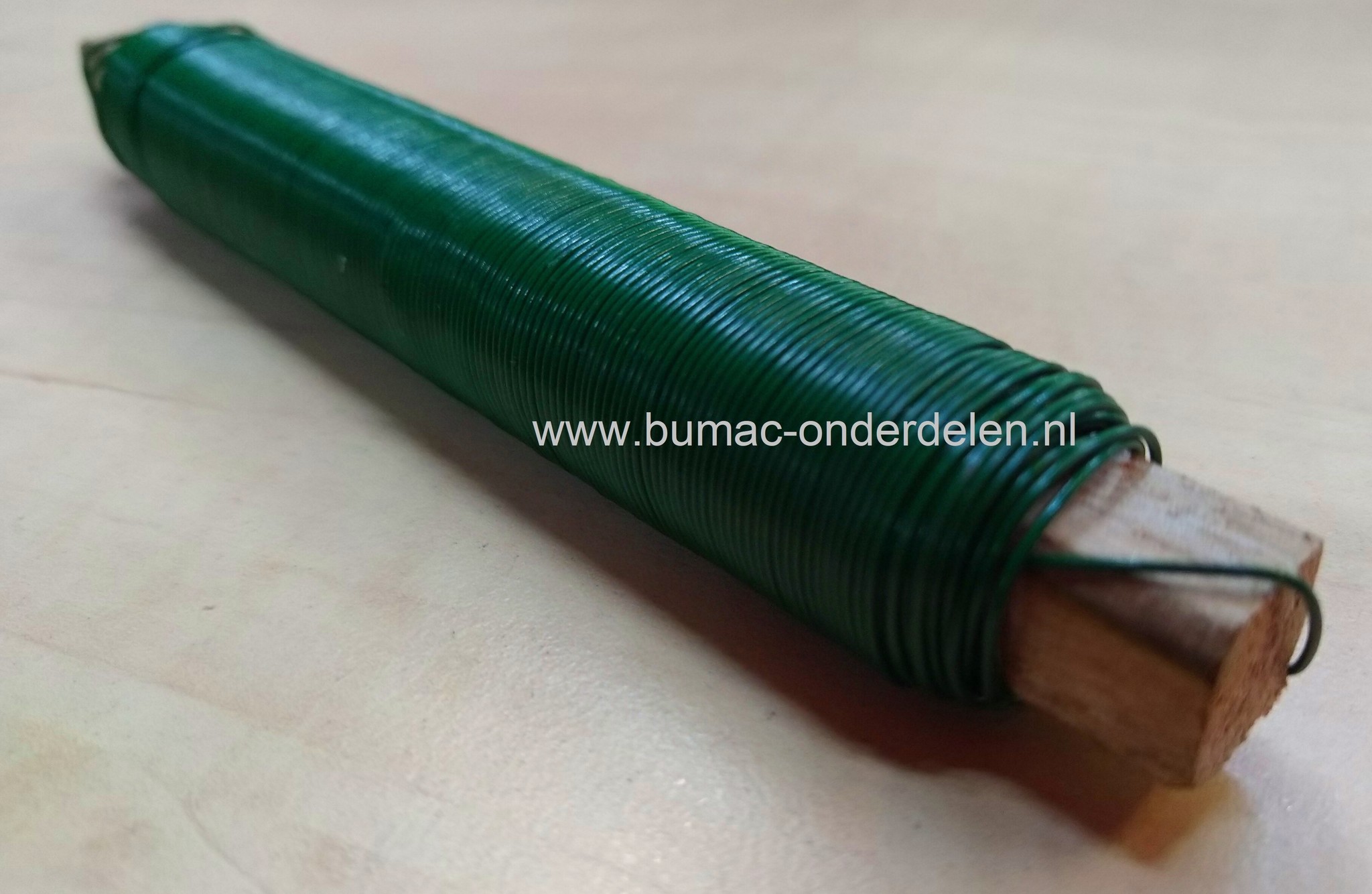 Bloemen binddraad groen Ø 0,65 mm x 40 Mtr Klimhulpmiddel, bindmateriaal, ijzerdraad, bloemendraad, plantendraad, metaaldraad, klusdraad, knutseldraad,  eenvoudig planten en struiken in je tuin opbinden voor klussen en knutselen, buigzaam draad gemakkel