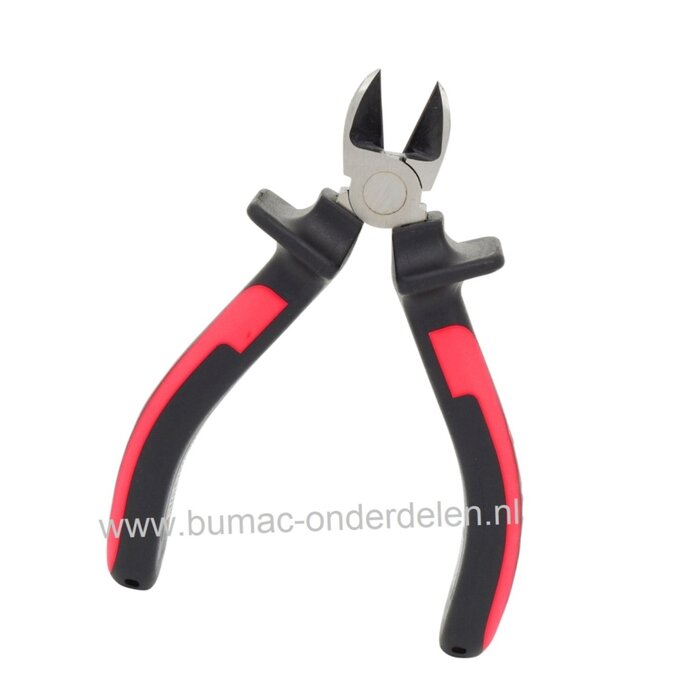Zijkniptang  voor het knippen van verschillende draadsoorten  speciaal-gereedschapsstaal met  geharde snijvlakken