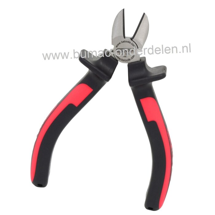 Zijkniptang  voor het knippen van verschillende draadsoorten  speciaal-gereedschapsstaal met  geharde snijvlakken