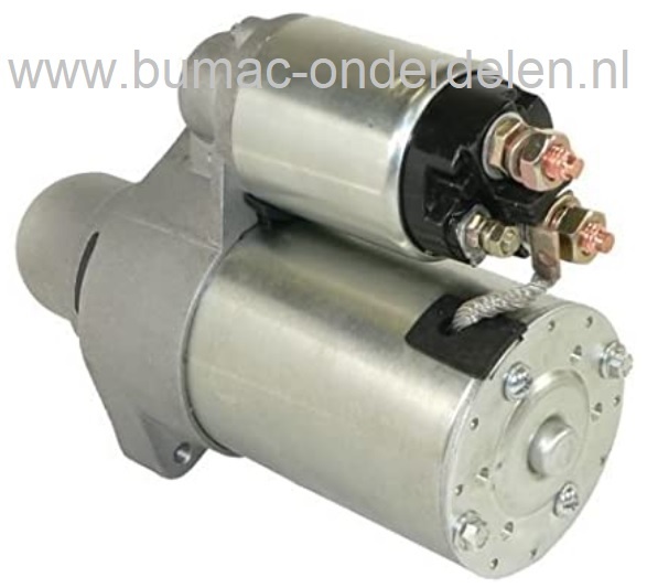 Startmotor 10 Tands voor Kawasaki FX751V, FX801V, FX850V, FX921V, FXT00V Motoren op Zero Turn Maaiers, Frontmaaiers, Zitmaaiers, Tuintrekkers, John Deere, KAWASAKI Elektrische Starter, Electrische Startmotor