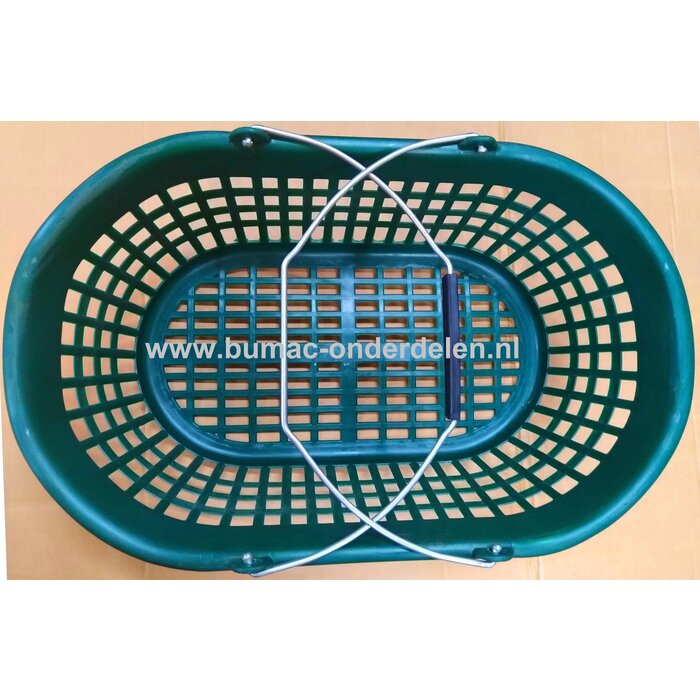 Tuinmand, groen, met handig handvat, 15 KG, De Flexibele Tuinmand is niet alleen geschikt voor gebruik in uw tuin, maar kan ook prima voor vele andere doeleinden gebruikt worden. Bijv. als verzamelmand, wasknijper mand.  Plukmand, oogsten groentetuin