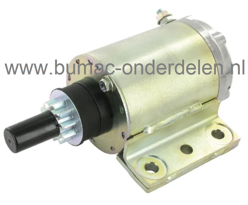 Startmotor 10 Tands voor Kohler K241, K301, K321, K341, K361 Motoren op Zitmaaiers, Frontmaaiers, Tuintrekkers, Elektrostartmoter, Electrische Starter, Elektrische Starter voor KOHLER K-241, K-301, K-321, K-341, K-361
