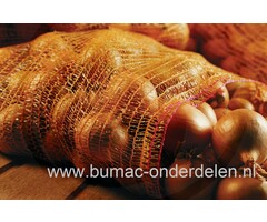 Netzakken,12,5 Kg (40x63 cm) per 10stuks. Professionele kwaliteit,  ideale herbruikbare zakken voor uw gewassen, aardappelen, groenten en fruit krijgen geen drukplekken en kunnen behoedzaam worden bewaard. multifunctionele zak Appels, Peren, Walnoten  Kas