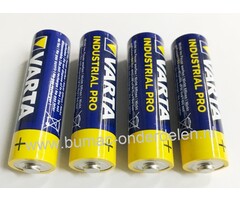 4 x Alkaline AA Batterijen 1,5 Volt Varta Industrial Pro Alkaline batterij Mono D LR06 - 1,5 Volt de alkaline batterij zeer betrouwbaar en perfect voor Professioneel en Thuis gebruik De voordelen van de Varta Industrial Pro: Zeer Hoge Capaciteit  - Kwalit