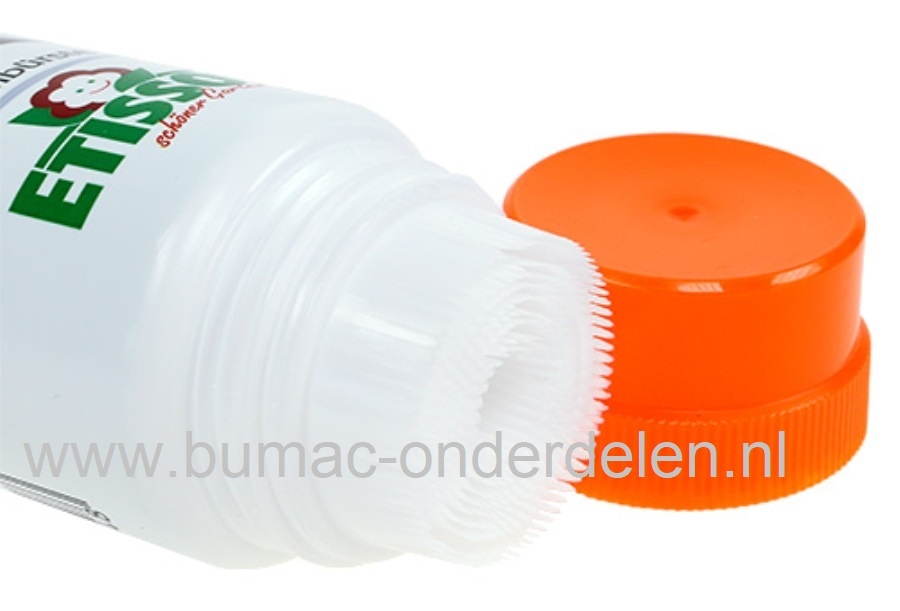 Milieuvriendelijk wondsluitings- en veredelingsmiddel, tube met kwast,  voor eenvoudige en probleemloze bescherming van beschadigde boomschors tegen ziekteverwekkers.