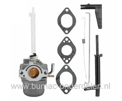 Carburateur voor Briggs & Stratton Motor met Horizontale Krukas op Generator, Aggregaat, Trilplaat, Houtversnipperaar, Tuinfrees, Waterpomp, Vergasser B&S, Briggs and Stratton Carburator