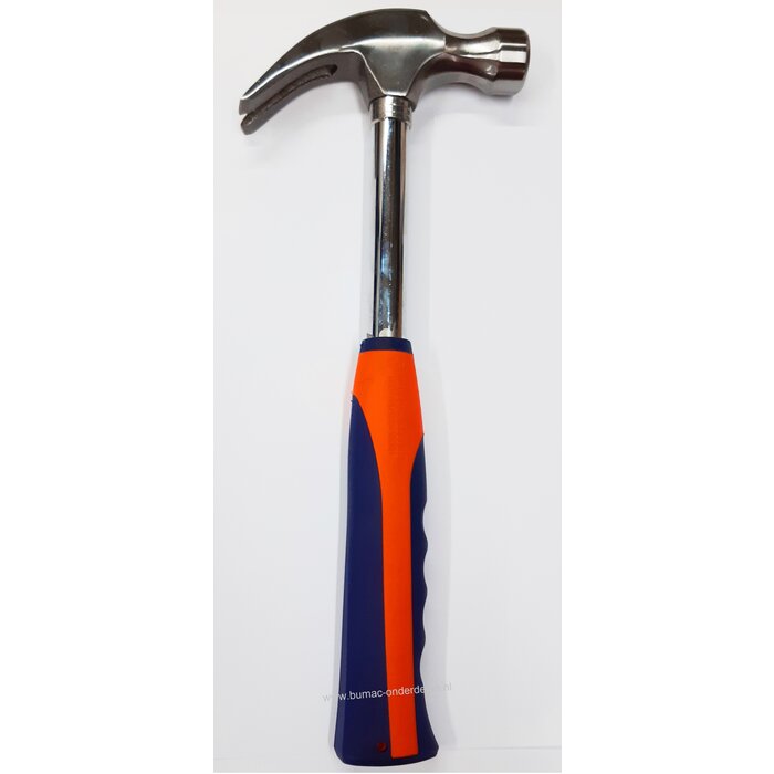 Klauwhamer lengte 32 cm  4,5 kilogram hamerkop is gesmeed en geslepen heeft een stalen buissteel met en kunststof greep De klauwhamers zijn voorzien van handige klauw om bijvoorbeeld spijkers mee uit muren te trekken.