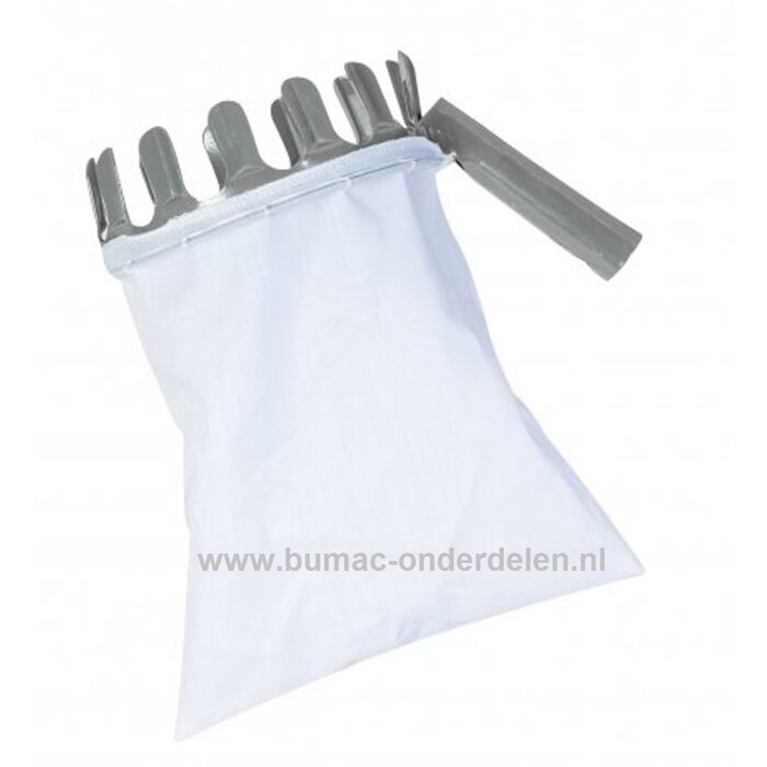 Praktische fruitplukker voor het oogsten op hoogte en zonder ladder - ideaal voor het voorzichtig en effectief verzamelen van noten, appels, peren, kersen, pruimen en vele andere fruitsoorten. Met een sterke linnen zak om sinaasappels, perziken, grotere m