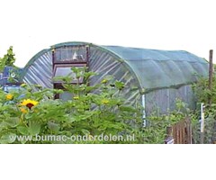 Schaduwnet, schermgaas 1,5 x3,2 Mtr een sterk en soepel schermgaas voor de perfecte scherming, UV-gestabiliseerd PE, reductie ca 50%, groen, Eenvoudig in gebruik, inclusief knoopsgaten en 10 m bevestigingskoord