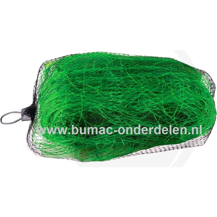 Ondersteuningsnet, 2 x 5 Mtr, Maaswijdte: 20 x 20 cm, groen, Biedt optimale ondersteuning, horizontale toepassing bij liggende planten en verticale toepassing bij hoog opkomende planten zoals bessen  Materiaal: UV-gestabiliseerd polyethyleen,  groen, klim