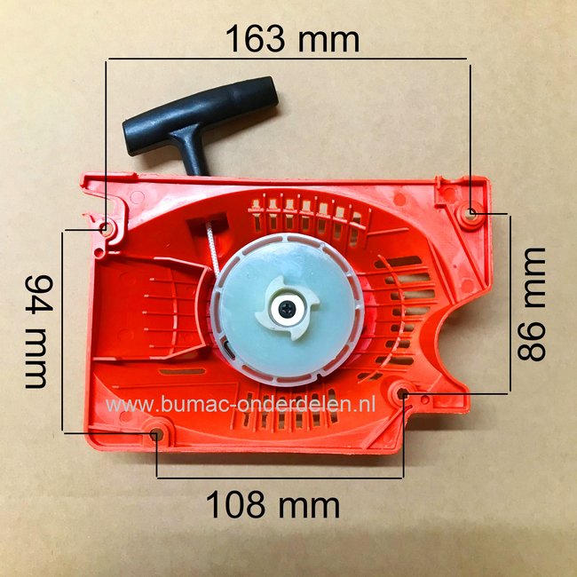 Handstarter met Hulpveer voor Chinese Kettingzaag voor 45, 52, 58, 4500, 5200, 5800﻿ Chinese Starter voor Motorzagen Easystart