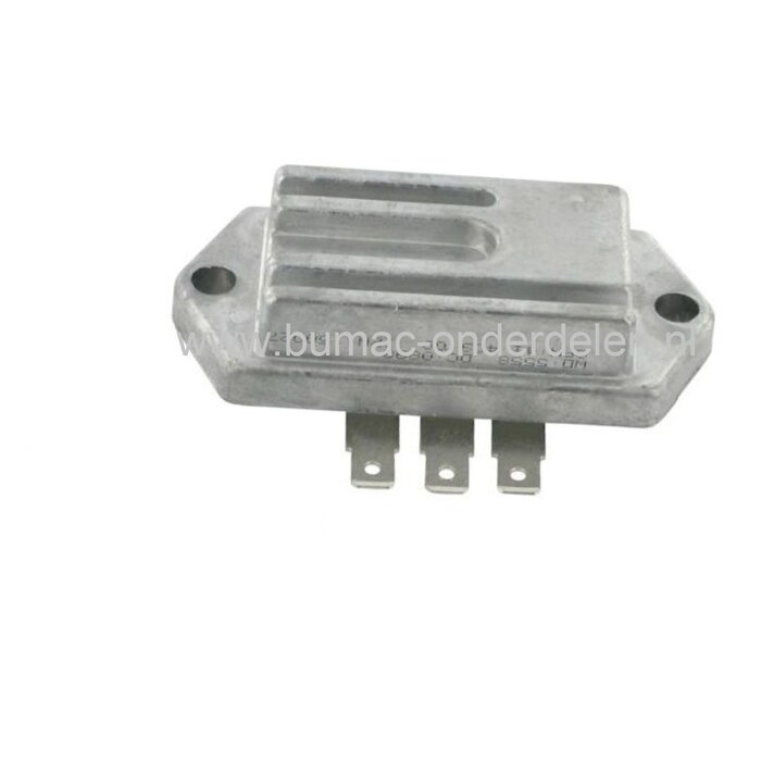 Spanningsregelaar KOHLER en GRAVELY Motor, K Series K181 - K301 - K321 - K341 - K582 - Magnum M8 - M10 - M12 - M16 - M18 - M20 - MV15 - MV20, Tuintrekker - Zitmaaier - Frontmaaier 	CH 11, CH 15, CH 18, CH 20, CH 23, CH 410, CH 430, CH 450, CH 620, CH 640,