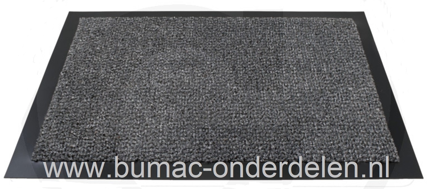 Vuilvangmat, 60 x 40x 0.5 cm, ook wel een vuil vangmagneet, schoonloopmat of entreemat genoemd is speciaal ontwikkeld om het loshangend vuil en vochtigheid te absorberen.  60 x 40x 0.5 cm, antraciet, Deurmat met Gedraaide nylon vezels zorgen voor een ve