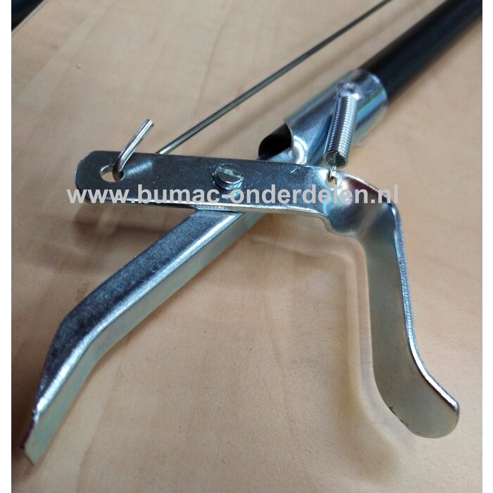 Vuilgrijper, papiergrijper, zwerfafvalgrijper 70cm voor o.a. papier Licht, handzaam ontwerp Steel en handgreep gepoedercoat Andere delen verzinkt. Het handvat is van stevig kunststof en ligt prettig in de hand. Deze afvalgrijper is in één maat te verkrijg