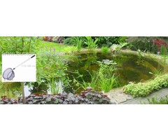 Schepnet, Ø 39cm, 113-180 cm, fijn mazig, met kunststof handvat, gemaakt van aluminium, telescopisch, Net met 3,5 mm maaswijdte