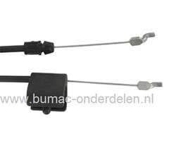 Motorremkabel voor Husqvarna, Jonsered, Partner, McCulloch Gazonmaaiers, Loopmaaiers, Cirkelmaaiers, Motorstopkabel, Bedieningskabel Electrolux Grasmaaiers, Benzinemaaiers, Grasmaaimachines