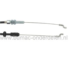 Koppelingskabel Rijaandrijving voor Castelgarden, Stiga, Alpina, Mountfield Grasmaaiers, Benzinemaaiers, Loopmaaiers, Kabel Rijden, Aandrijfkabel Wielen, Castel Garden, GGP Bedieningskabels voor Cirkelmaaiers, Gazonmaaiers, Grasmachines